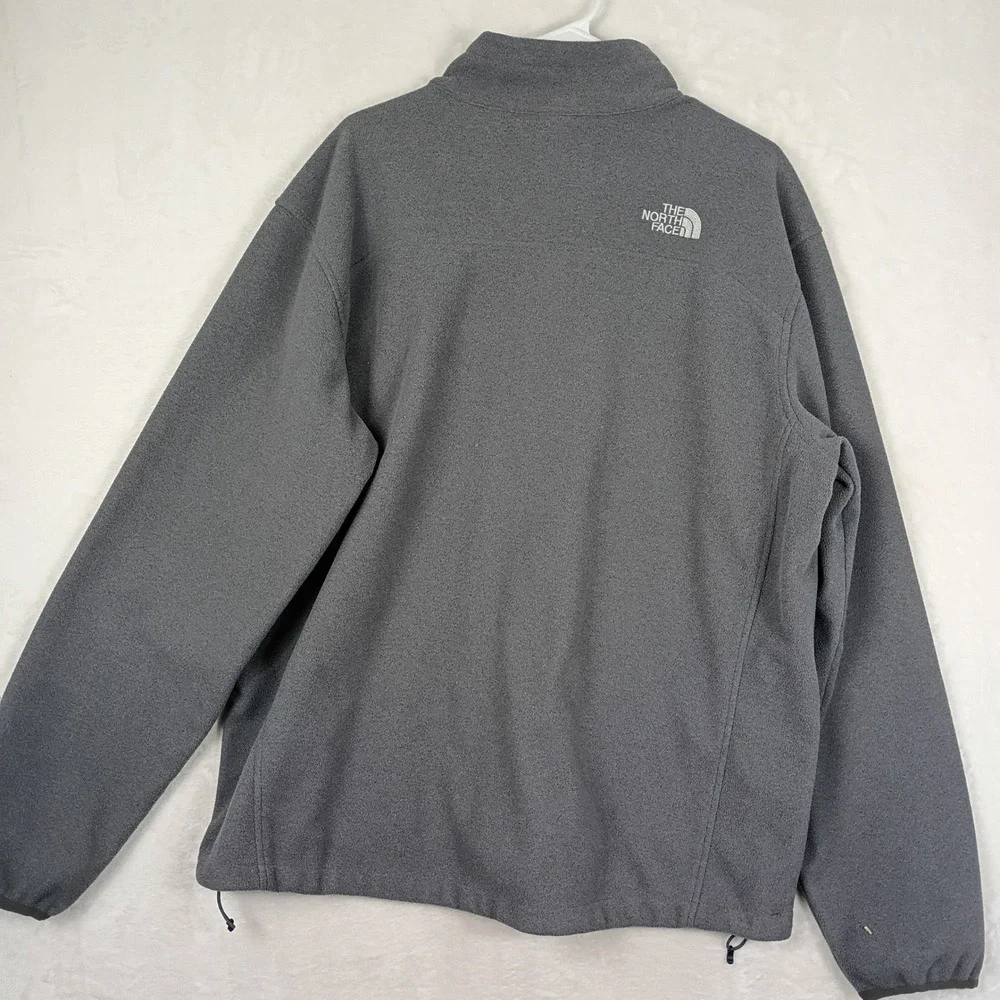The North Face Fleece Jacket Mens XL Gray Full Zip Gorpcore Hiking Outdoors